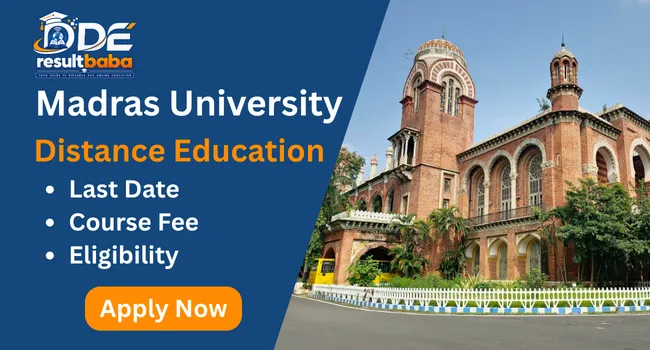 Madras University Distance Education