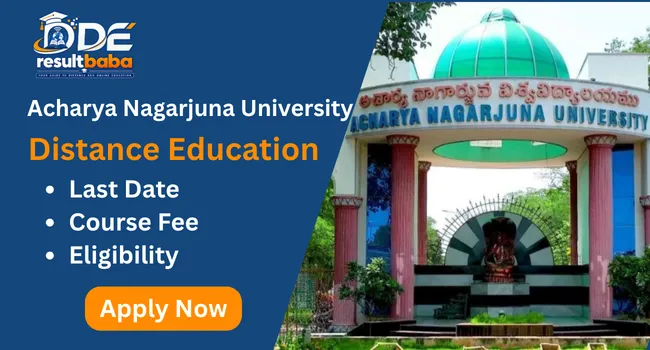 Acharya Nagarjuna University Distance Education