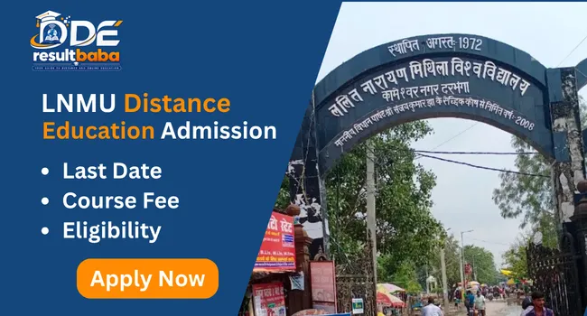 LNMU Distance Education Admission