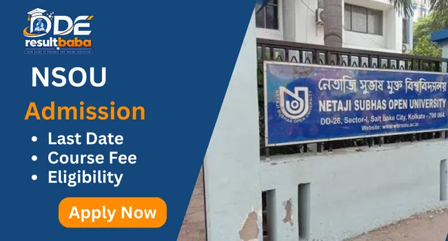 NSOU Admission